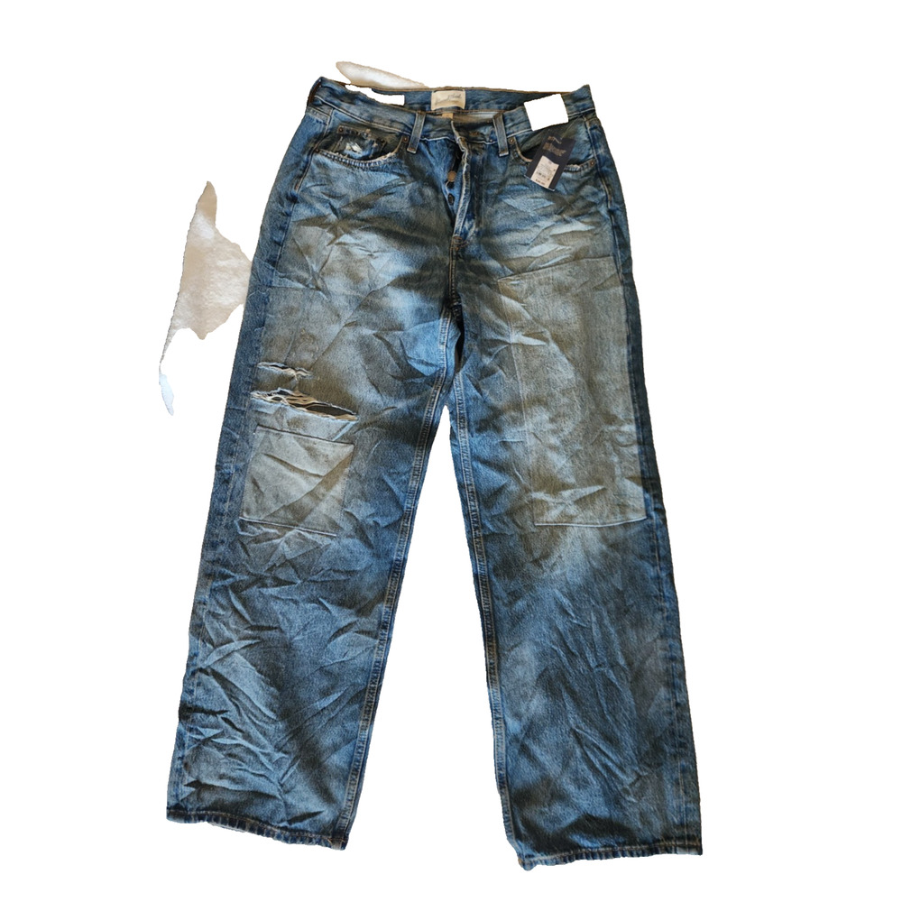 Universal Thread 90s Baggy Mid Rise Pants Medium Wash Women's Size 10 New